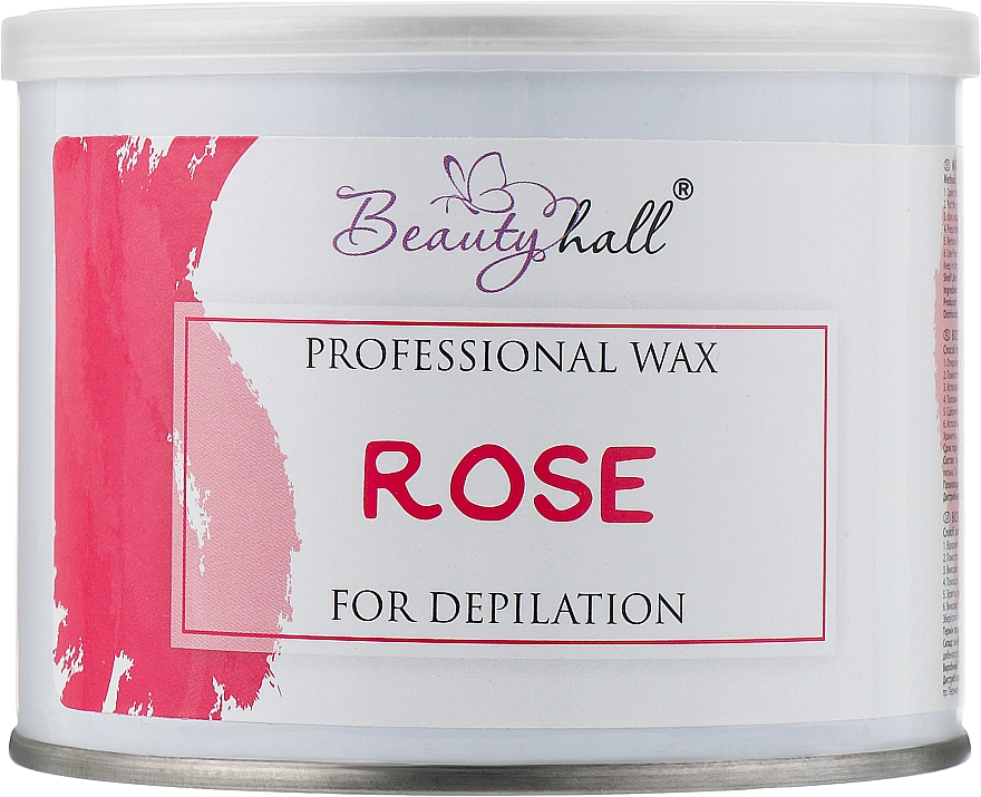 Wosk do depilacji w słoiczku Różowy - Beautyhall Rosa Professional Wax — Zdjęcie N1