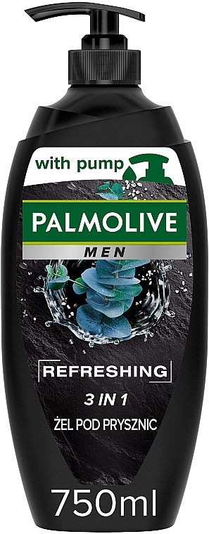 Odświeżający żel pod prysznic dla mężczyzn 3w1 eukaliptus i sól morska - Palmolive MEN Refreshing — Zdjęcie N6