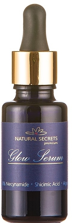 Aktywne serum korygujące do twarzy - Natural Secrets Glow Serum — Zdjęcie N1