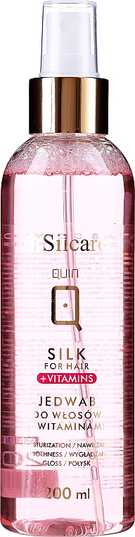 Jedwab do włosów - Silcare Quin Moisturize Hair Silk with Vitamins