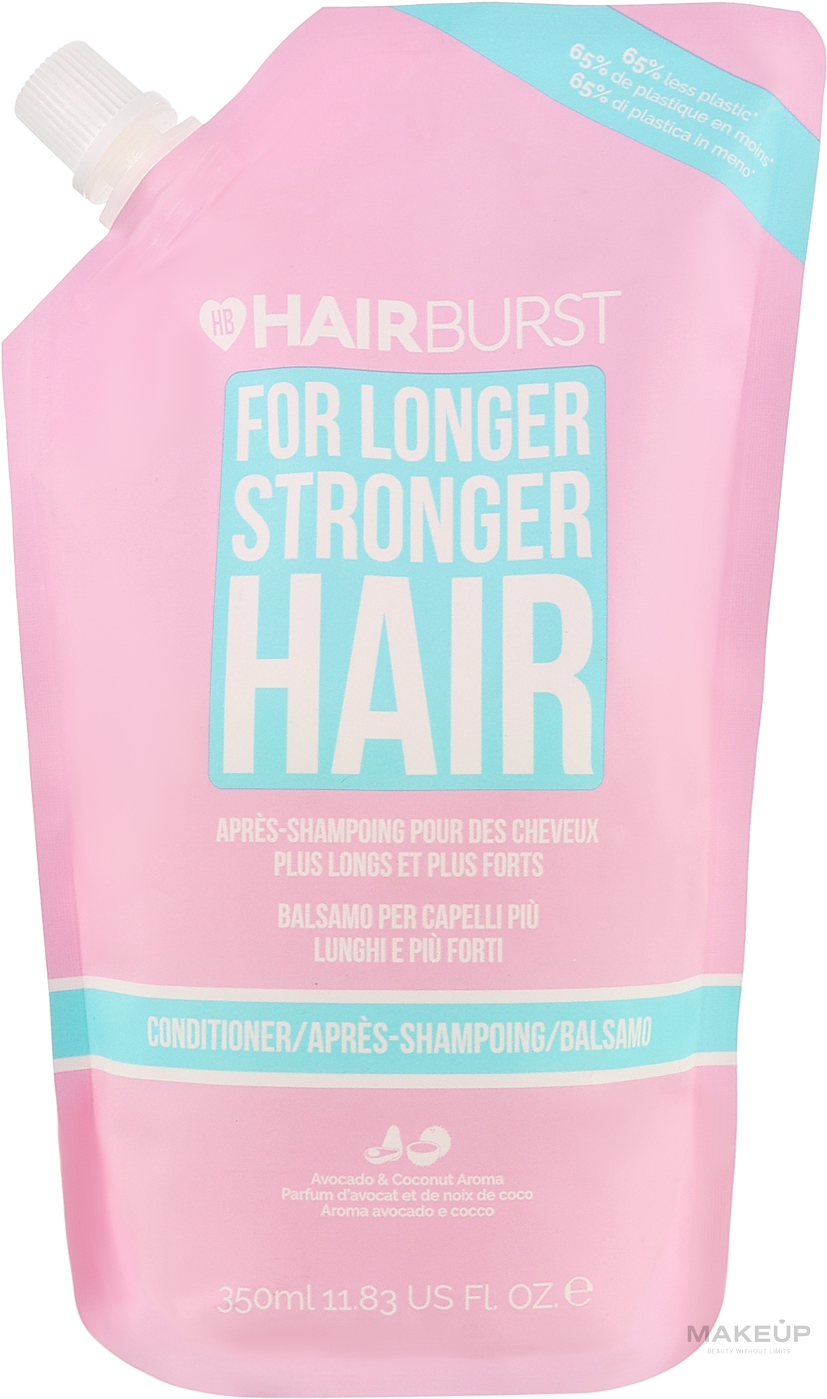 Odżywka na porost i wzmocnienie włosów - Hairburst Longer Stronger Hair Conditioner (uzupełnienie) — Zdjęcie 350 ml