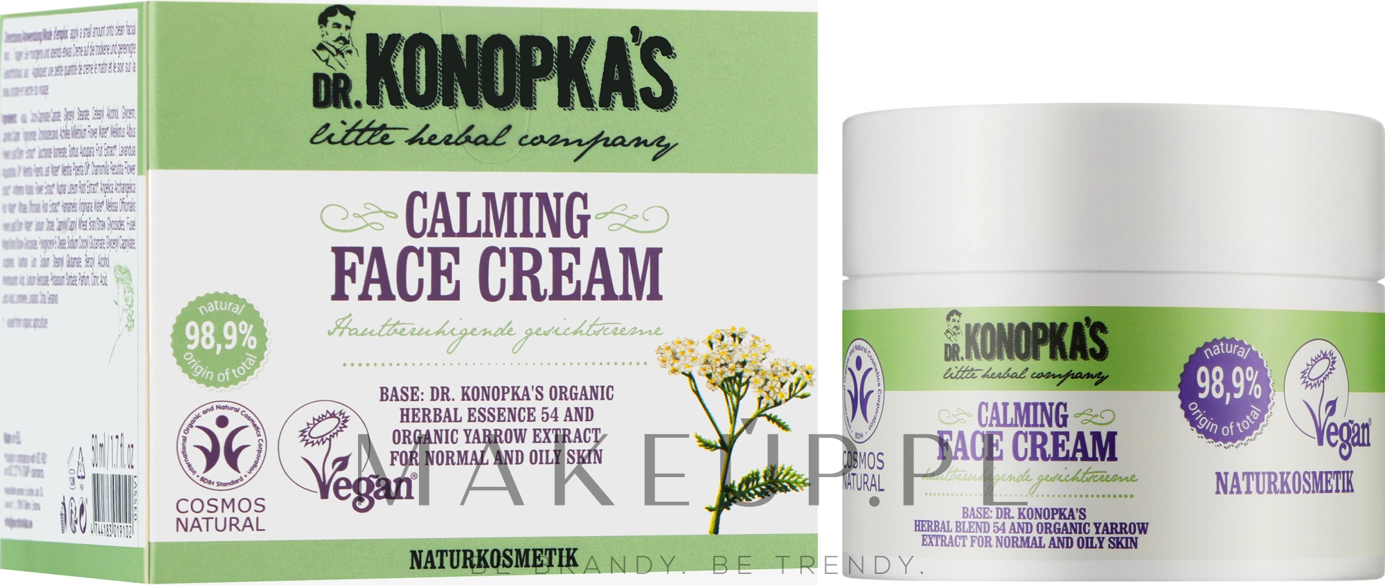 Kojący krem do twarzy - Dr Konopka's Calming Face Cream — Zdjęcie 50 ml