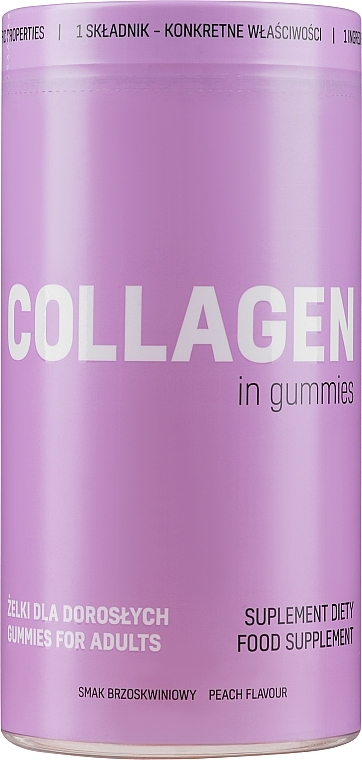 Kolagen w żelkach o brzoskwiniowym smaku - Noble Collagen In Gummies — Zdjęcie N1