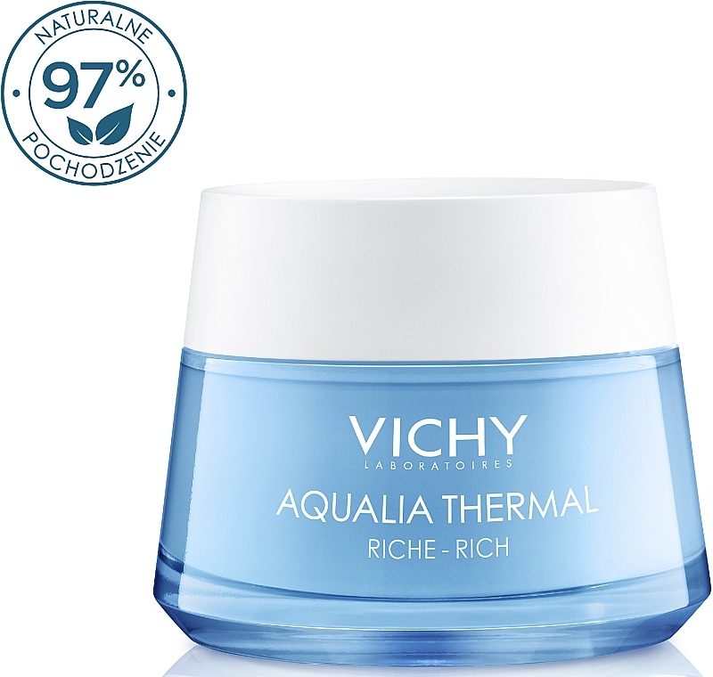 PRZECENA! Bogaty krem nawilżający na dzień Kwas hialuronowy - Vichy Aqualia Thermal Rich Cream * — Zdjęcie N1