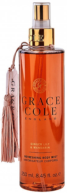 Odświeżająca mgiełka do ciała Imbir, lilia i mandarynka - Grace Cole England Ginger Lily & Mandarin Refreshing Body Mist — Zdjęcie N1