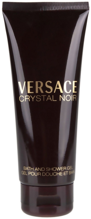 Versace Crystal Noir - Zestaw (edt/90ml + edt/5ml + sh/gel/100ml + b/lot/100ml) — Zdjęcie N3