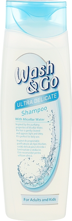 Szampon micelarny do wszystkich rodzajów włosów - Wash&Go Ultra Delicate Shampoo With Micellar Water — Zdjęcie N1