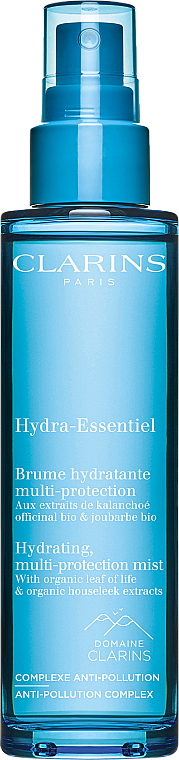 Nawilżająca mgiełka do twarzy - Clarins Hydra-Essentiel Hydrating Multi-Protection Face Mist — Zdjęcie N1