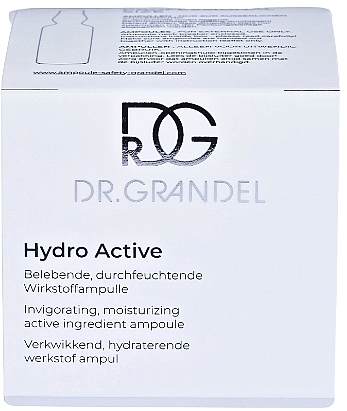 Wygładzające i nawilżające ampułki do twarzy - Dr. Grandel Hydro Active Ampulle — Zdjęcie N2