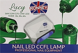 Lampa CCFL+LED, czerwona - Ronney Profesional Lucy CCFL + LED 36W (12W CCFL+24W LED) — Zdjęcie N2