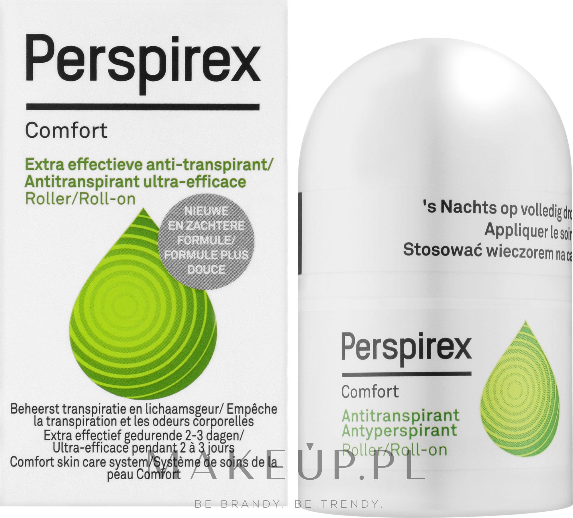 Antyperspirant pielęgnacyjny chroniący przed potem i nieprzyjemnym zapachem - Perspirex Deodorant Roll-on Comfort — Zdjęcie 20 ml