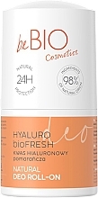 Kup Naturalny dezodorant w kulce na bazie kwasu hialuronowego i ekstraktu z pomarańczy - BeBio Natural Deo Roll-On 