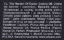 Olejek do paznokci i skórek - Silcare Garden of Colour Cuticle Oil Peach Nature — Zdjęcie N2