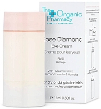Kup PRZECENA! Krem do skóry wokół oczu (uzupełnienie) - The Organic Pharmacy Rose Diamond Eye Cream Refill *