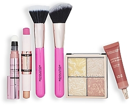Zestaw, 6 produktów - Makeup Revolution Blush and Glow Set — Zdjęcie N1