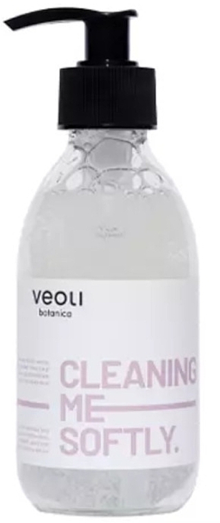 PRZECENA! Nawilżająco-łagodzący żel do mycia twarzy - Veoli Botanica Cleaning Me Softly * — Zdjęcie N1