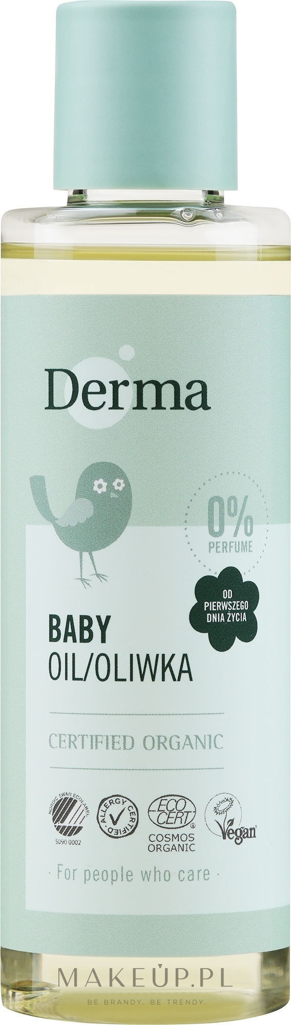 Oliwka dla dzieci od pierwszego dnia życia - Derma Baby Oil — Zdjęcie 150 ml