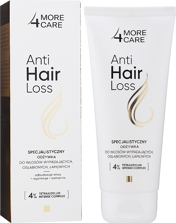Odżywka do włosów słabych, łamliwych i wypadających - More4Care Anti Hair Loss — Zdjęcie N2