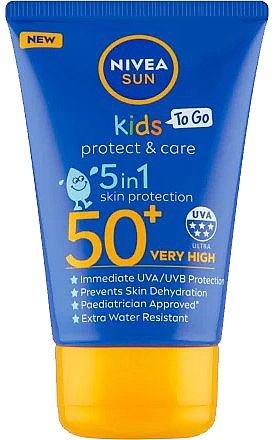 Balsam do opalania dla dzieci - NIVEA SUN Kids To Go Protect & Care Lotion SPF 50 — Zdjęcie N1