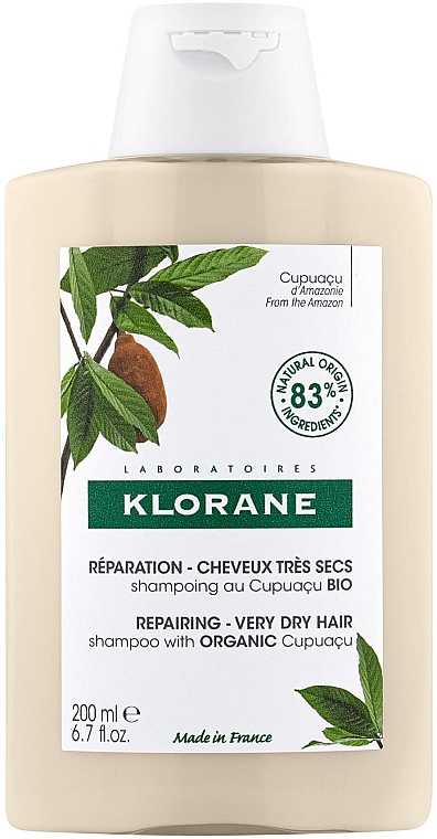 Szampon do włosów - Klorane Cupuacu Nourishing & Repairing Shampoo