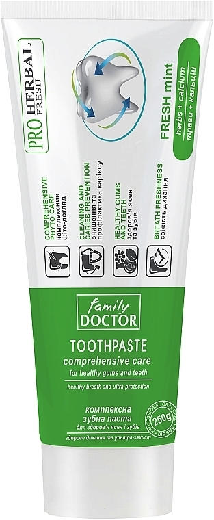 Kompleksowa pasta do zębów Zdrowe oddychanie i ultra ochrona - Family Doctor Toothpaste — Zdjęcie N1