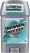 Dezodorant w sztyfcie Alpejski - Mennen Speed Stick Deodorant  — Zdjęcie N1