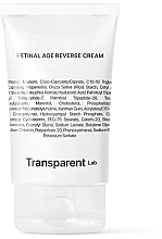 Przeciwstarzeniowy krem do twarzy z retinalem i bakuchiolem - Transparent Lab Retinal Age Reverse Cream — Zdjęcie N1