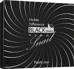 Kup Zestaw kosmetyków dla mężczyzn - Farmstay Visible Difference Black Snail Homme Set (f/ton/200ml + f/emul/200ml + essence/40ml)