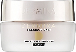 Odmładzający krem-eliksir do twarzy na noc - Dermika Precious Skin Rejuvenating Night Cream-Elixir — Zdjęcie N1