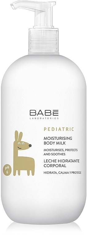 Nawilżające mleczko do ciała dla dzieci - Babé Laboratorios Pediatric Moisturising Body Milk — Zdjęcie N1