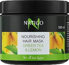 Kup Odżywcza maska do wszystkich rodzajów włosów Zielona herbata z cytryną - Natigo Daily Care Hair Mask