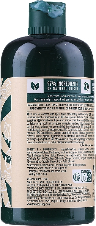 PRZECENA! Odżywka przeciwłupieżowa - The Body Shop Ginger Scalp Care Conditioner * — Zdjęcie N3