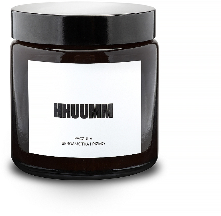 Naturalna świeca sojowa Paczula, bergamotka i piżmo - Hhuumm  — Zdjęcie N1