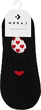 Kup Skarpetki damskie ze wzorem w kształcie serca, 1 para, czarne - Moraj