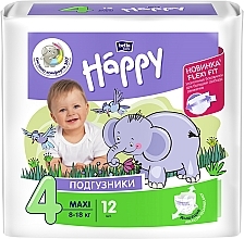 Kup Pieluchy dla niemowląt 8-18 kg, rozmiar 4, 12 szt. - Bella Baby Happy Maxi 