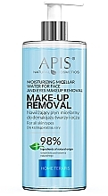 Nawilżająca woda micelarna do demakijażu twarzy i oczu - APIS Professional Home Terapis Moisturizing Micellar Water For Face And Eyes Makeup Removal — Zdjęcie N1