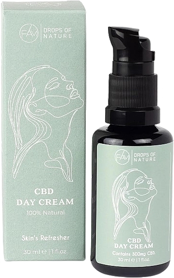Krem do twarzy na dzień - Fam Drops Of Nature CBD Day Cream — Zdjęcie N1
