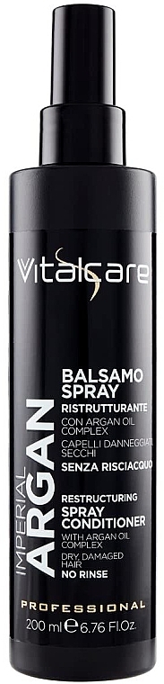 Odżywka w sprayu do włosów suchych i zniszczonych - Vitalcare Professional Imperial Argan Spray Conditioner — Zdjęcie N1