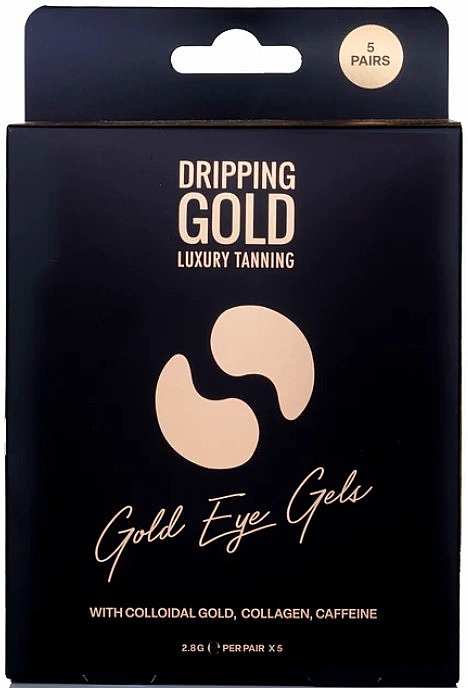 Stymulujące płatki żelowe pod oczy - Sosu by SJ Gold Eye Gels — Zdjęcie N1