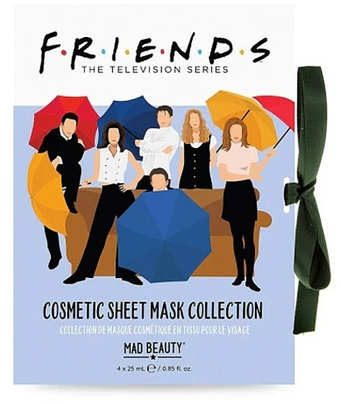 Zestaw - Mad Beauty Friends Cosmetic Sheet Mask (f/mask/4x25ml) — Zdjęcie N1