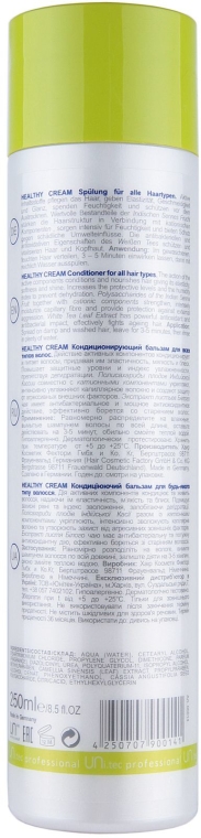 Kondycjonujący balsam do włosów - UNi.tec Professional Healthy Cream Balsam — Zdjęcie N2