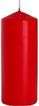 Świeca cylindryczna 60x150 mm, czerwona - Bispol — Zdjęcie N1