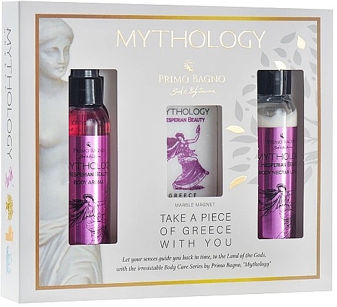Zestaw - Primo Bagno Mythology Hesperian Beauty Set (b/lot/100 ml + b/spray/100 ml + magnet) — Zdjęcie N1