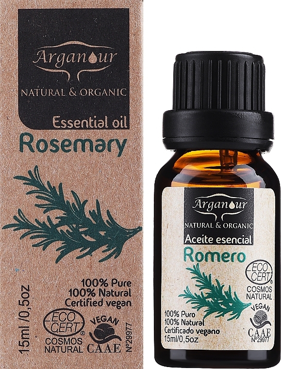 Olejek eteryczny z rozmarynu - Arganour Essential Oil Rosemary  — Zdjęcie N2