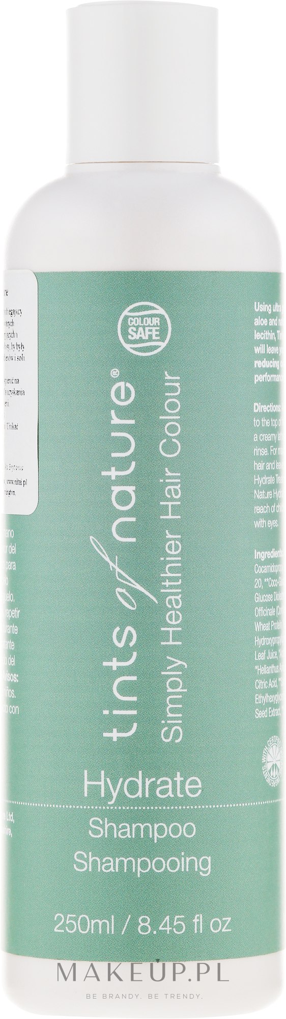 Nawilżający szampon do włosów farbowanych - Tints of Nature Hydrate Shampoo — Zdjęcie 250 ml