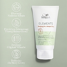 Oczyszczająca glinka do skóry głowy - Wella Professionals Elements Purifying Pre-shampoo Clay — Zdjęcie N2