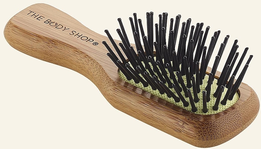Bambusowa szczotka do włosów - The Body Shop Mini Bamboo Paddle Hairbrush — Zdjęcie N4