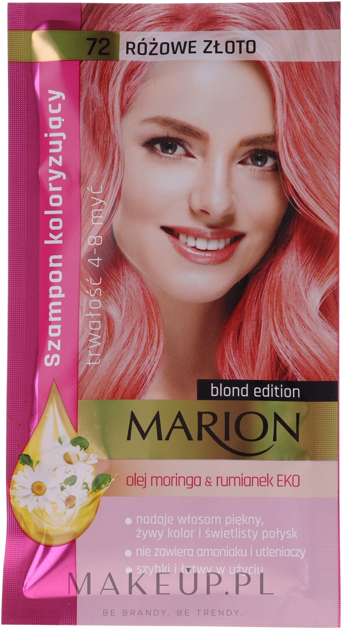 Koloryzujący szampon do włosów bez amoniaku i utleniaczy - Marion — Zdjęcie 72 - Rose Gold