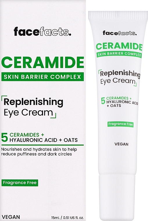 Rewitalizujący krem pod oczy z ceramidami - Face Facts Ceramide Replenishing Eye Cream — Zdjęcie N2