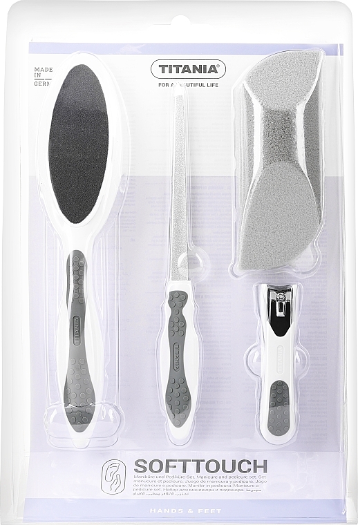 Zestaw do manicure - Titania Softtouch Manicure & Pedicure Set — Zdjęcie N1